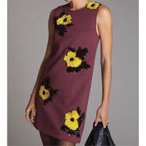 NWT Anthropologie Dhruv Kapoor Sequined Shift Mini Dress